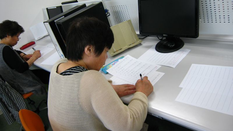 2016.6.6ペン字講座風景