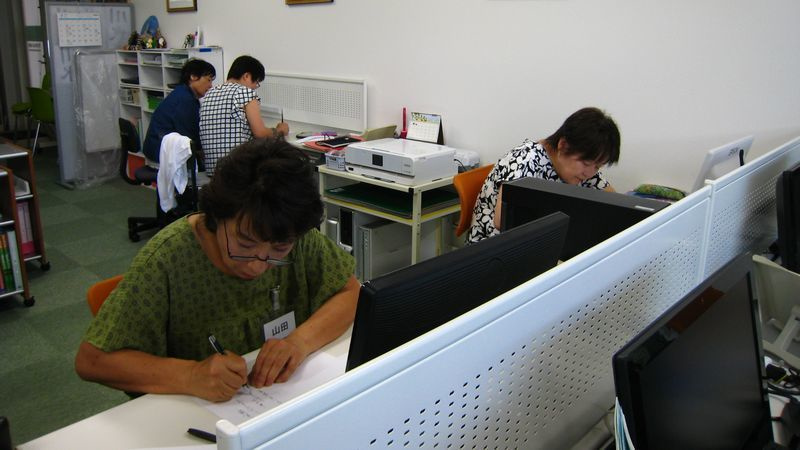 2016.7.4ペン字講座風景