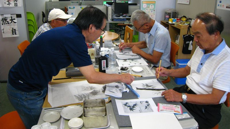 2016.9.5水墨画風景