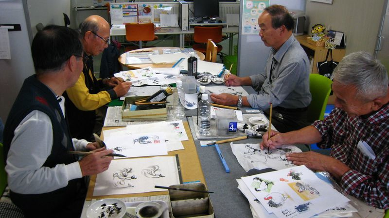 2016.10.31水墨画風景